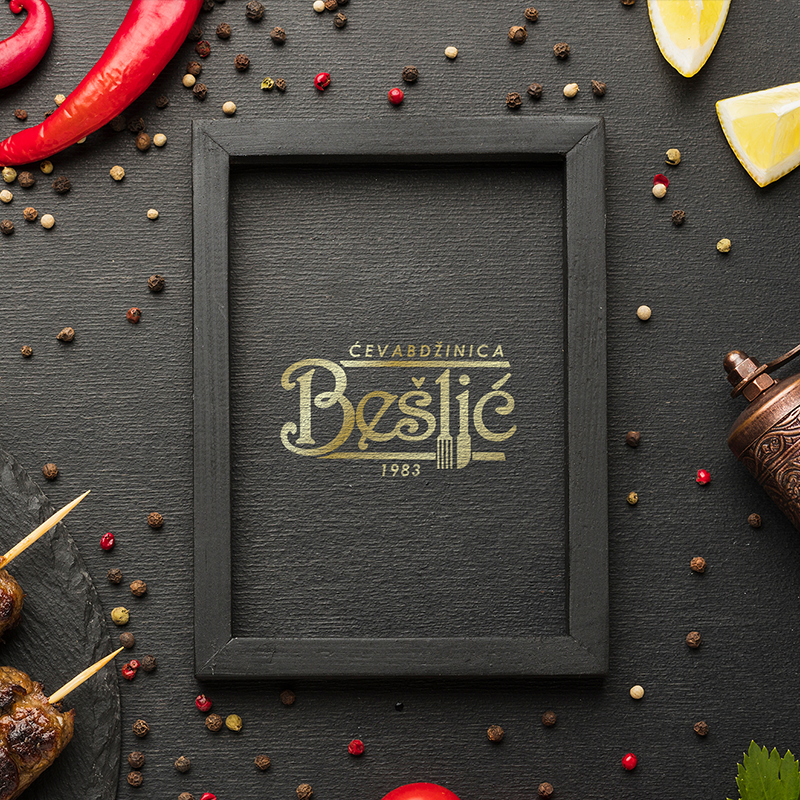 logo beslic mockup